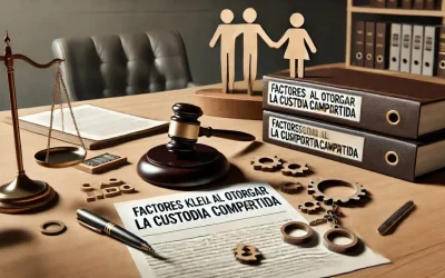 Factores clave a para otorgar la custodia compartida