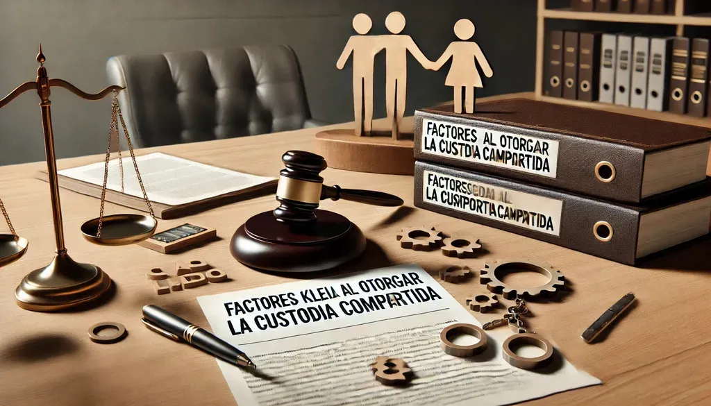 Factores clave a para otorgar la custodia compartida