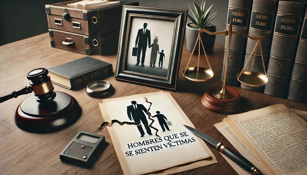 Hombres que se sienten victimas en los proceso de divorcio