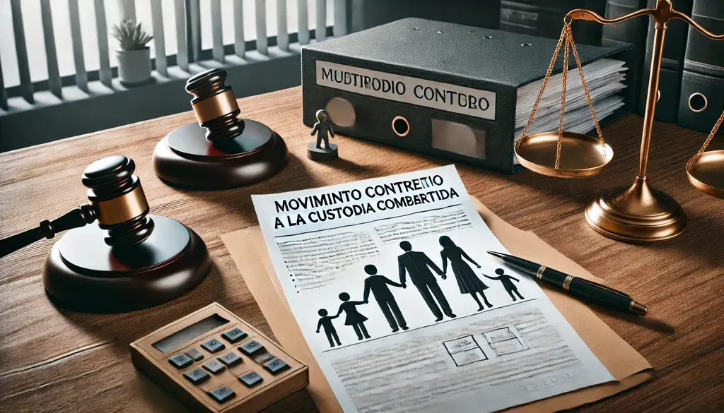 El movimiento contrario a la custodia compartida