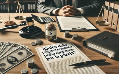 ¿Quién debe pagar un préstamo pedido conjuntamente en una pareja?